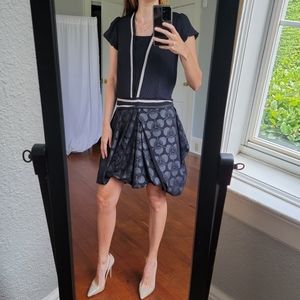 NORDSTROM 1920s STYLE LOTUS DROP WAIST DRESS